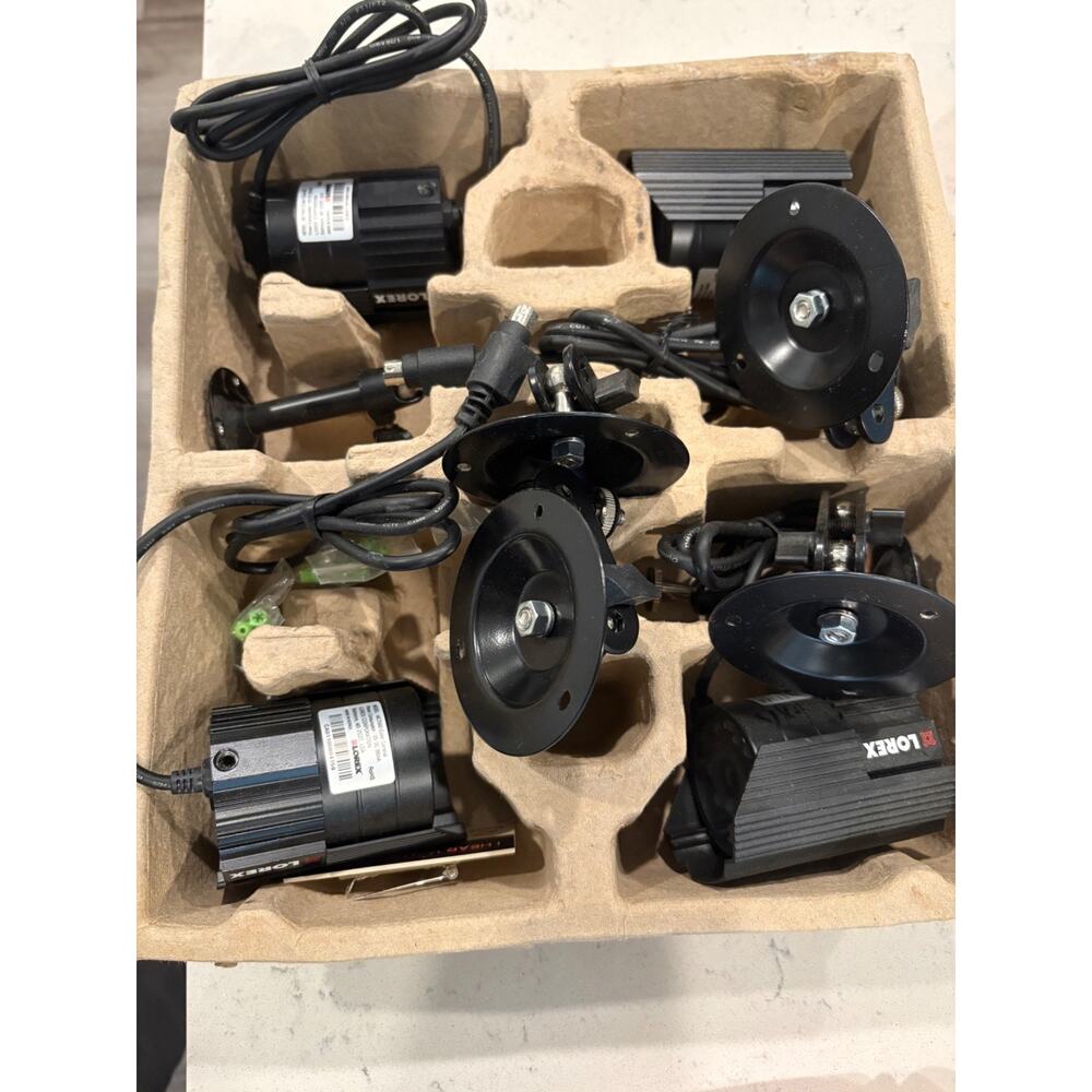 Lot Of 4 Lorex Security Camera Model MC7560 Colored Cameras Brand New